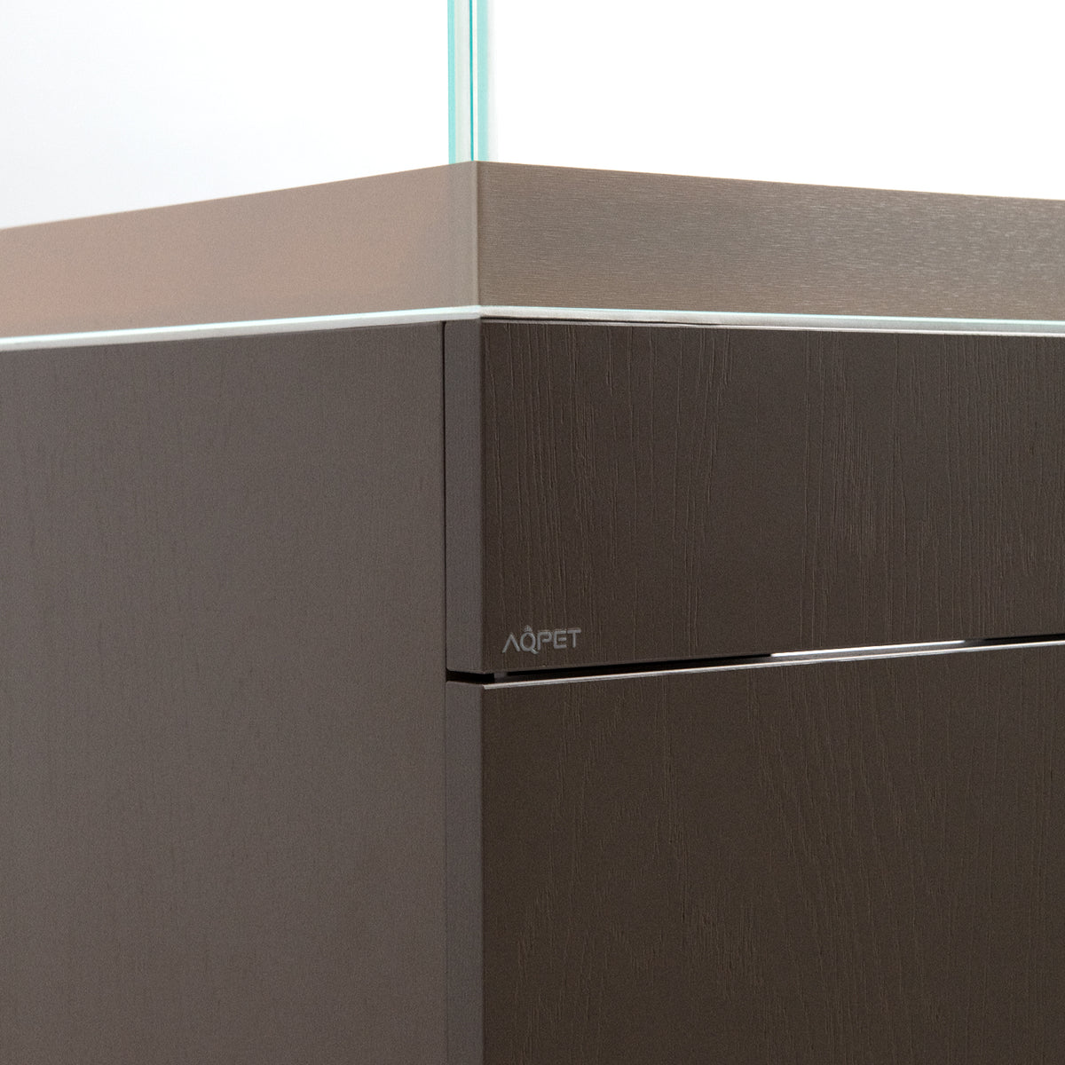 AQPET ACUARIO RIVERIUM PLUS 90X50X55 H - 10 MM EXT. - CON LUZ LED, FILTRO EXTERNO Y SOPORTE TOPO
