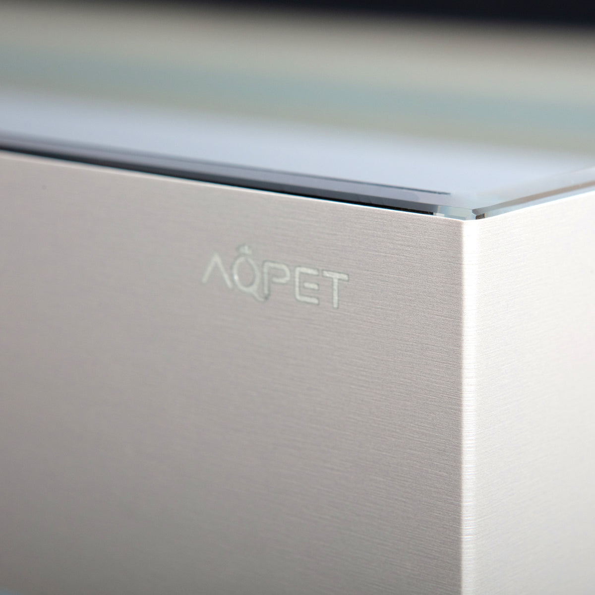 AQPET ACUARIO RIVERIUM PLUS 90X50X55 H - 10 MM EXT. - CON LUZ LED, FILTRO EXTERNO Y SOPORTE TOPO