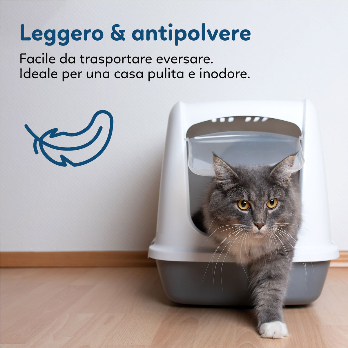 AQPET FRIENDS Bandeja sanitaria de sílice Catty con aroma a PH Check para gatos Súper absorbente Control de olores Higiene felina