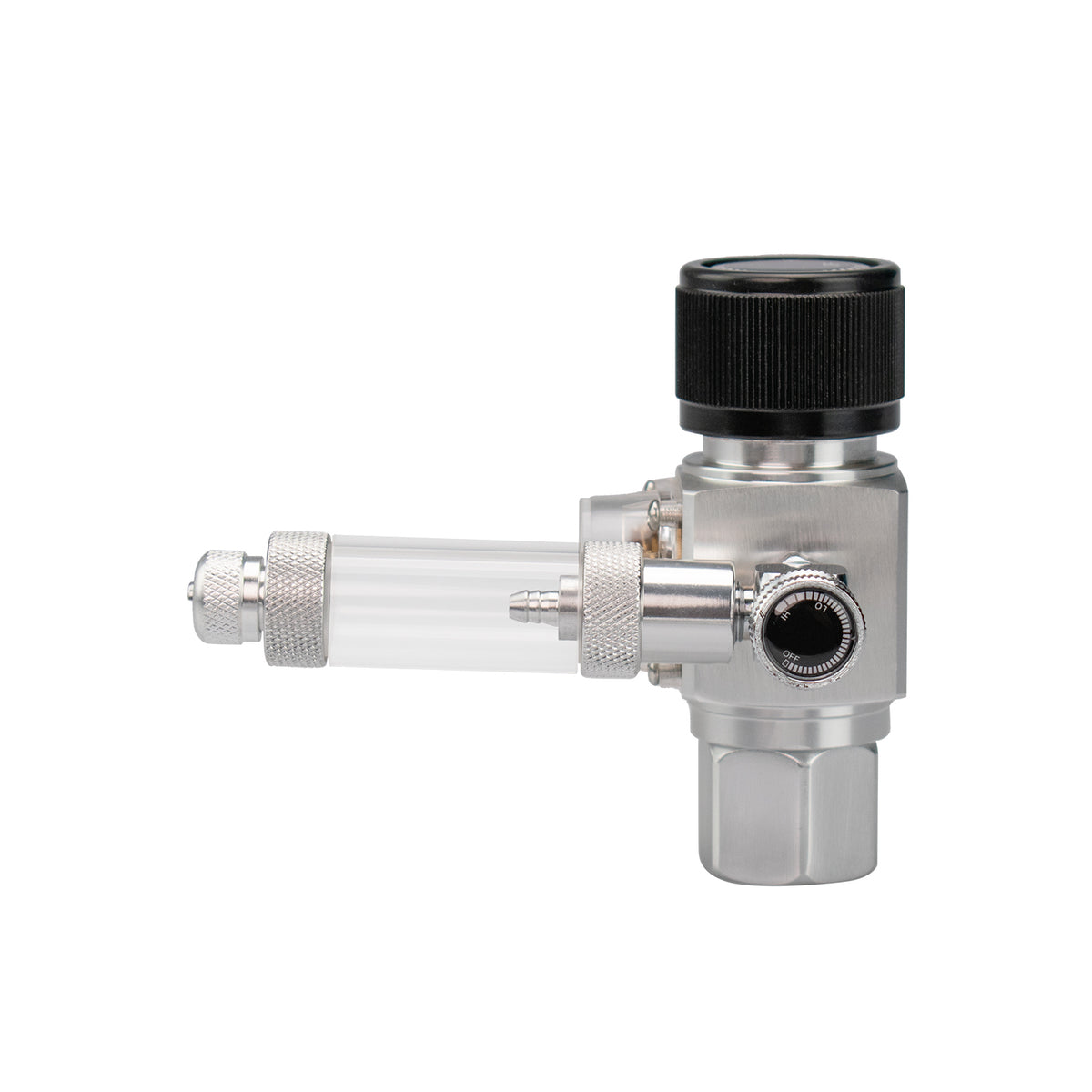 AQPET ZEN LOWER PRO reductor de presión de CO2 para bombonas recargables