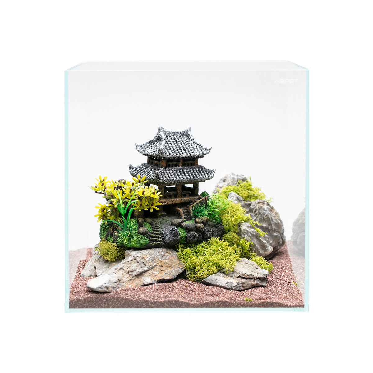 AQPET DECORART DECORACIÓN PARA ACUARIOS MOD. TEMPLO JAPONÉS 20*13.5*16