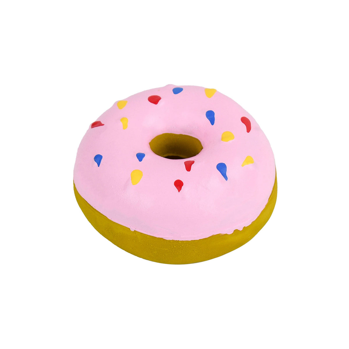 AQPET FRIENDS Juguetes para perros Latex Rosquilla de goma con efecto sonoro Juguete para perros Diversión para mascotas