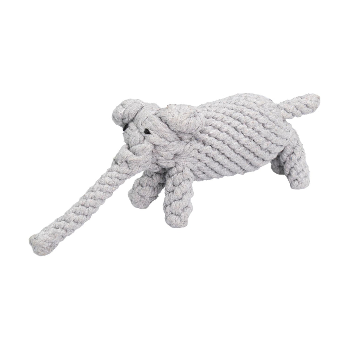AQPET FRIENDS AQPET Juguete de cuerda para perros, elefante de cuerda de algodón, juego divertido para mascotas