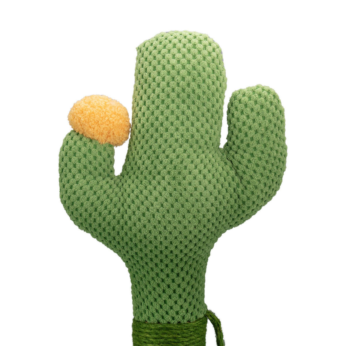 AQPET FRIENDS Rascador para gatos Cactus de 54 cm con caseta, árbol, parque de juegos y juguete, verde