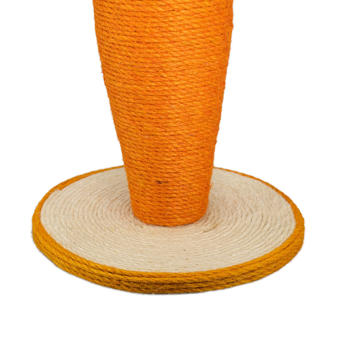 AQPET FRIENDS Rascador para gatos Carrot de 30 cm con caseta, árbol, parque de juegos y juguete, naranja