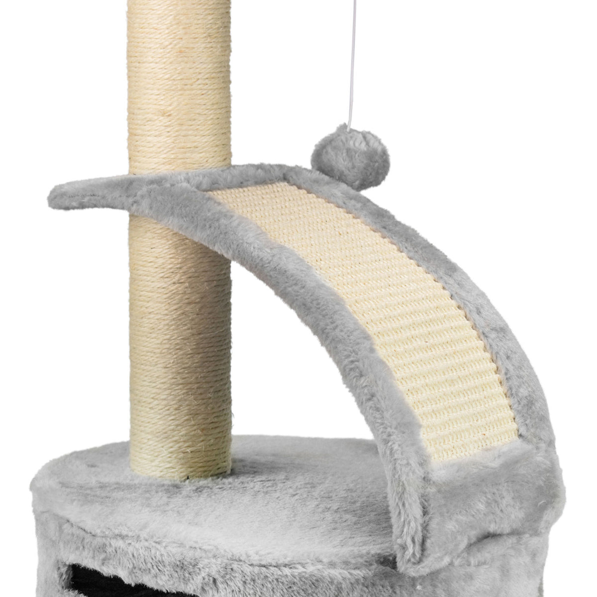 AQPET FRIENDS Rascador para gatos Panama de 58 Cm, juego, descanso, diversión y entretenimiento, confort y relajación para mascotas