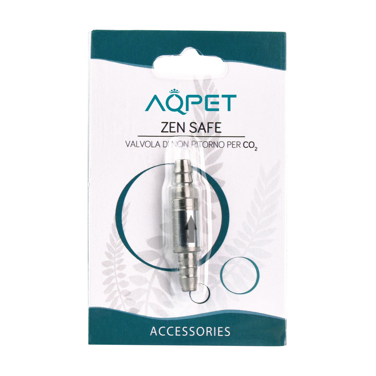 AQPET ZEN SAFE CO2 válvula antirretorno