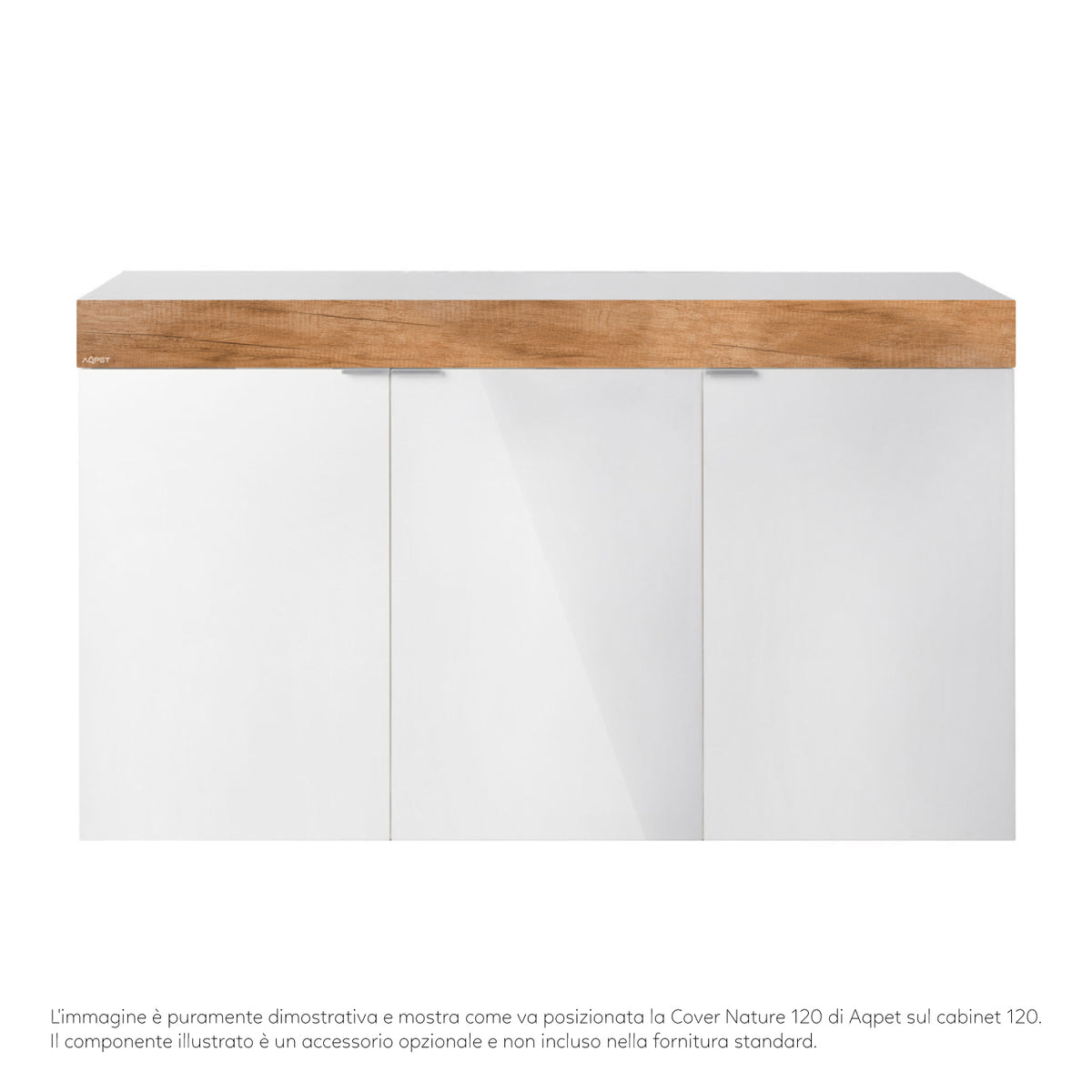 AQPET BANDA PARA GABINETE 120 - NATURE WOOD