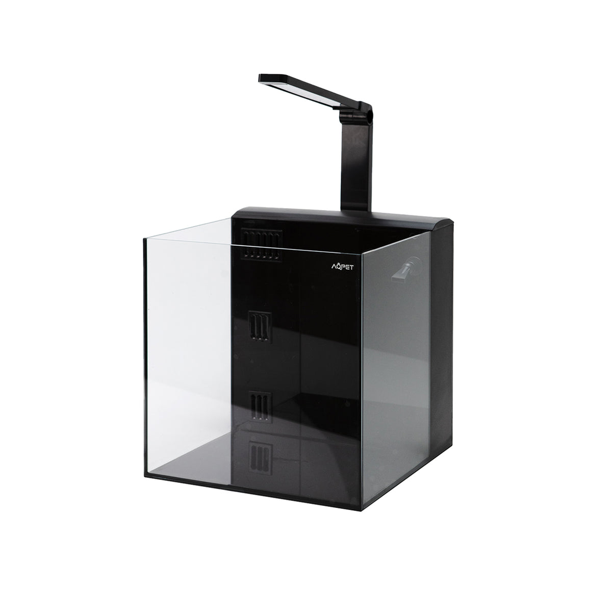 AQPET KUBIC 30 REAR NEGRO - CON FILTRO TRASERO - 30X30X30 CM 5MM