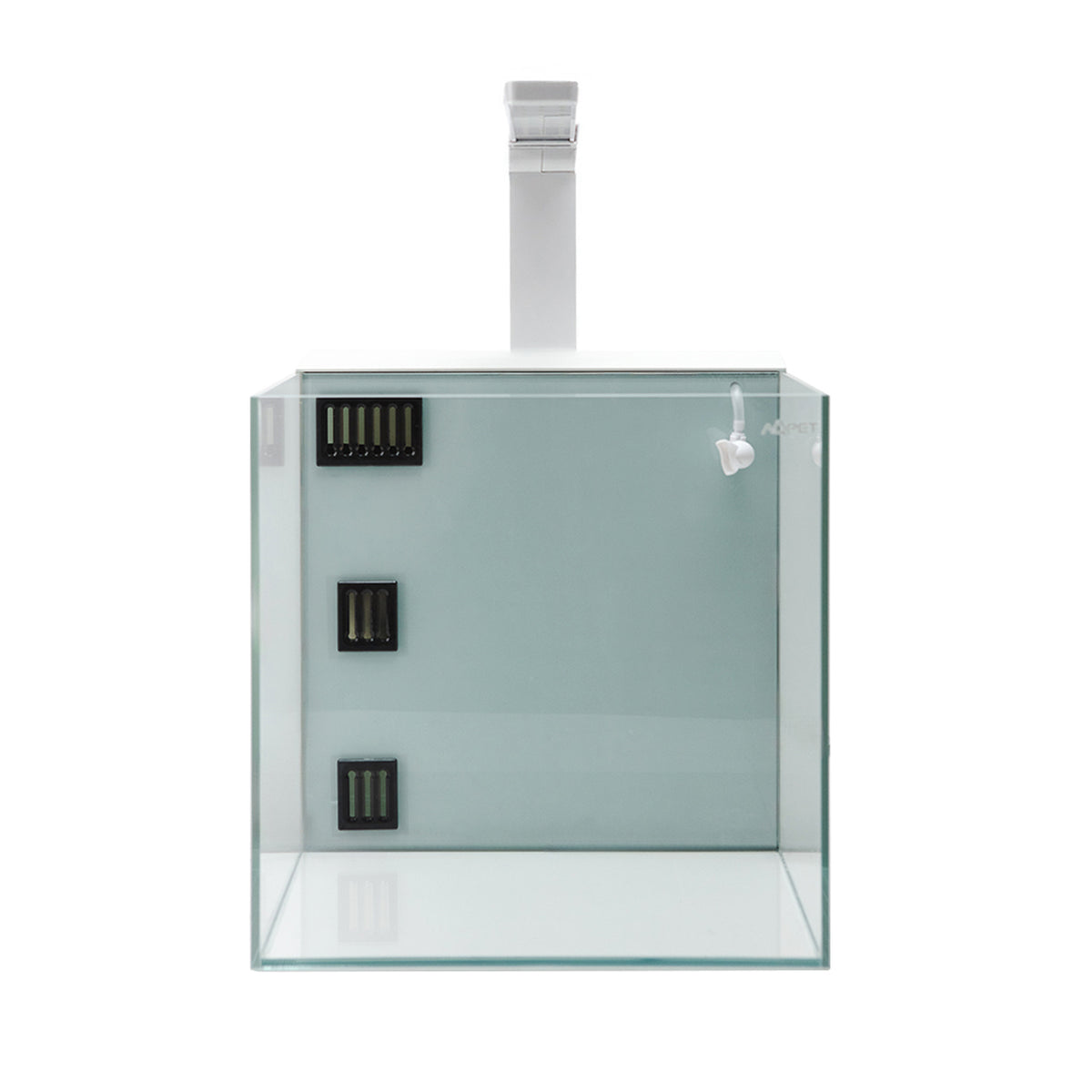 AQPET KUBIC 50 REAR BLANCO - CON FILTRO TRASERO - 50X50X50 CM 8MM