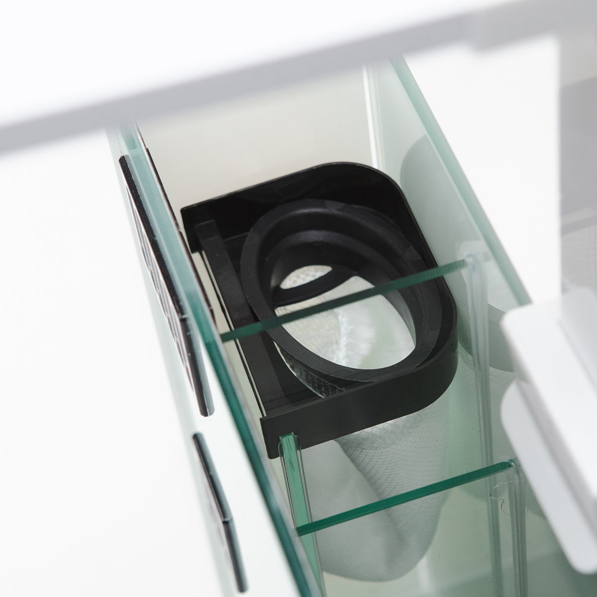 AQPET AQUA 60 REAR BLANCO - CON FILTRO TRASERO - 60X30X30 CM 6 MM