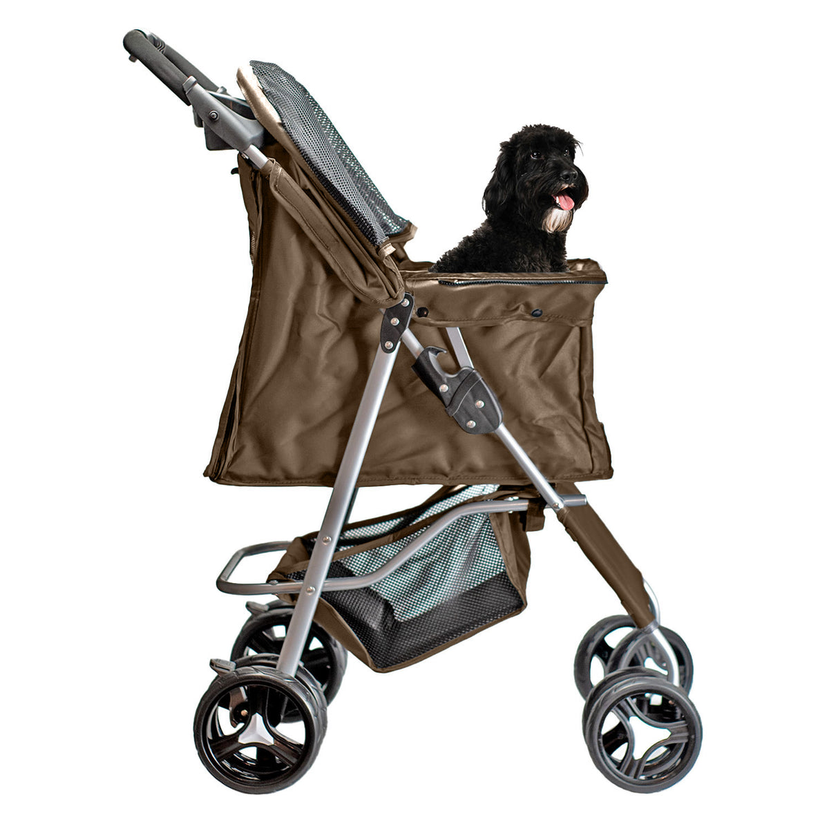 AQPET FRIENDS Cochecito cómodo y práctico para perros de tamaño mediano/pequeño Para perros y gatos Viaje seguro