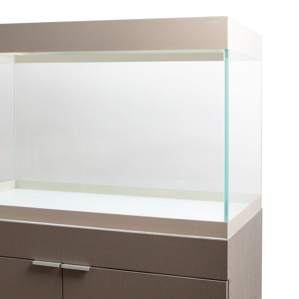 AQPET ACUARIO RIVERIUM PLUS 90X50X55 H - 10 MM EXT. - CON LUZ LED, FILTRO EXTERNO Y SOPORTE TOPO