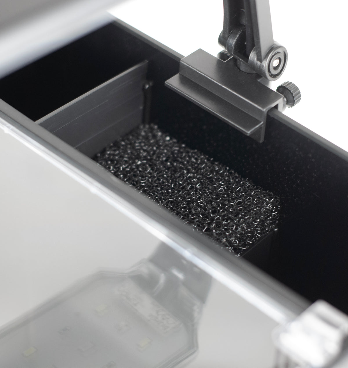 AQPET ACUARIO DE VIDRIO QUBE 25, KIT COMPLETO CON LUZ + BOMBA + MATERIALES FILTRANTES