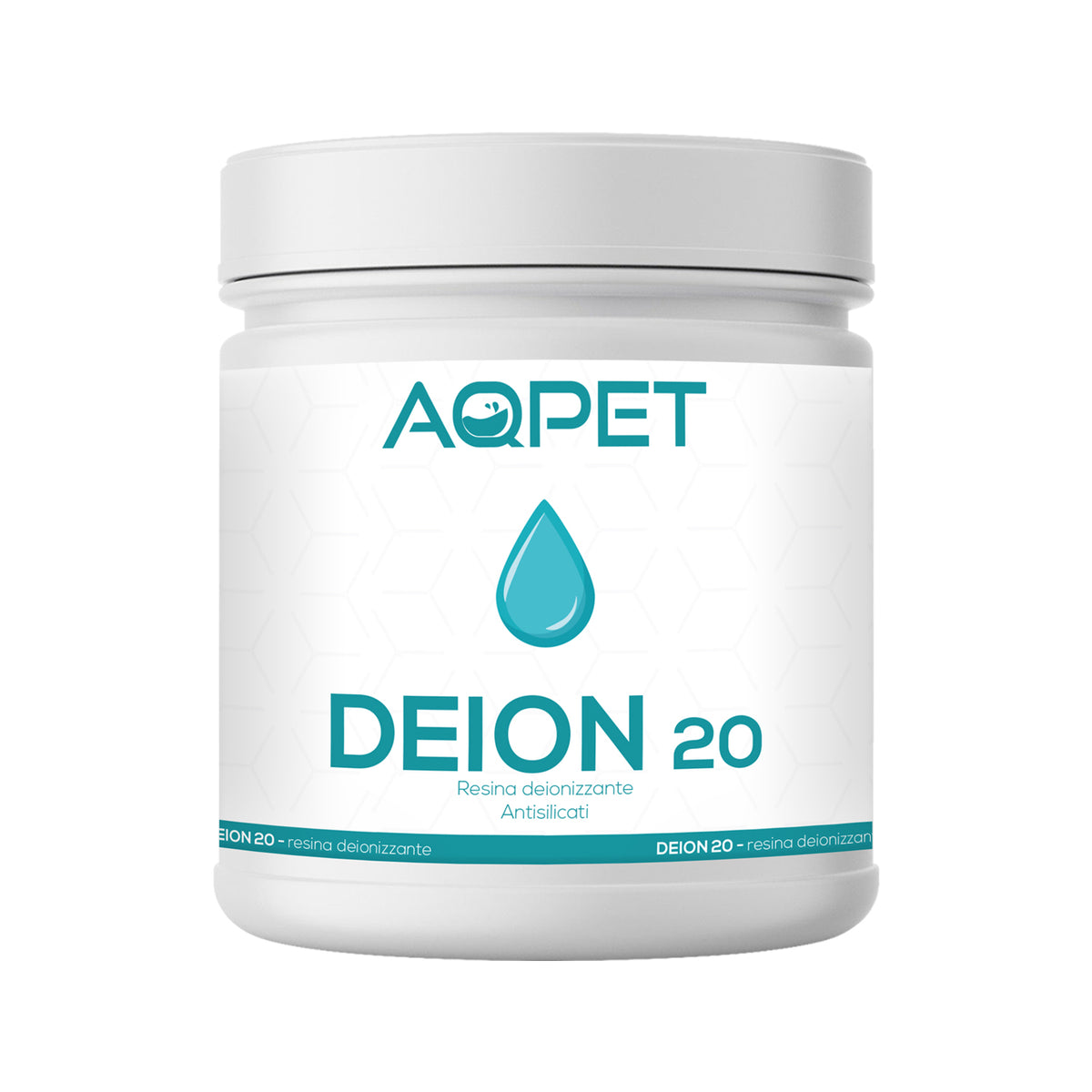 AQPET resina desionizante en proporción 1:1 y 1:1.5