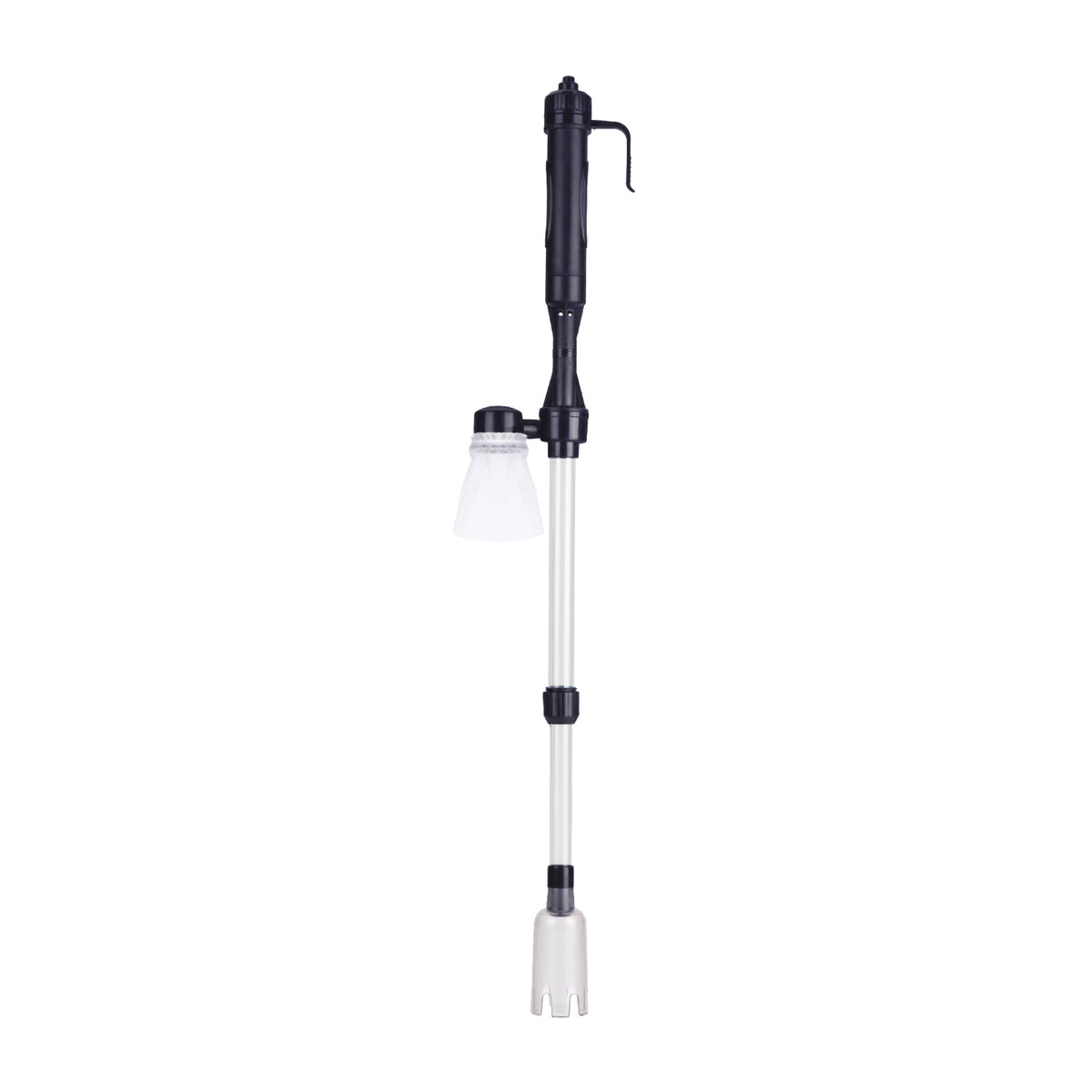 AQPET AQCLEAN ASPIRADOR DE RESIDUOS PARA ACUARIO A BATERÍA CON ADAPTADOR DE 12V