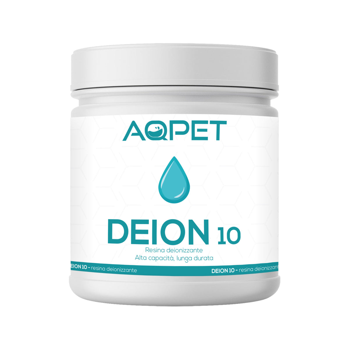 AQPET resina desionizante en proporción 1:1 y 1:1.5