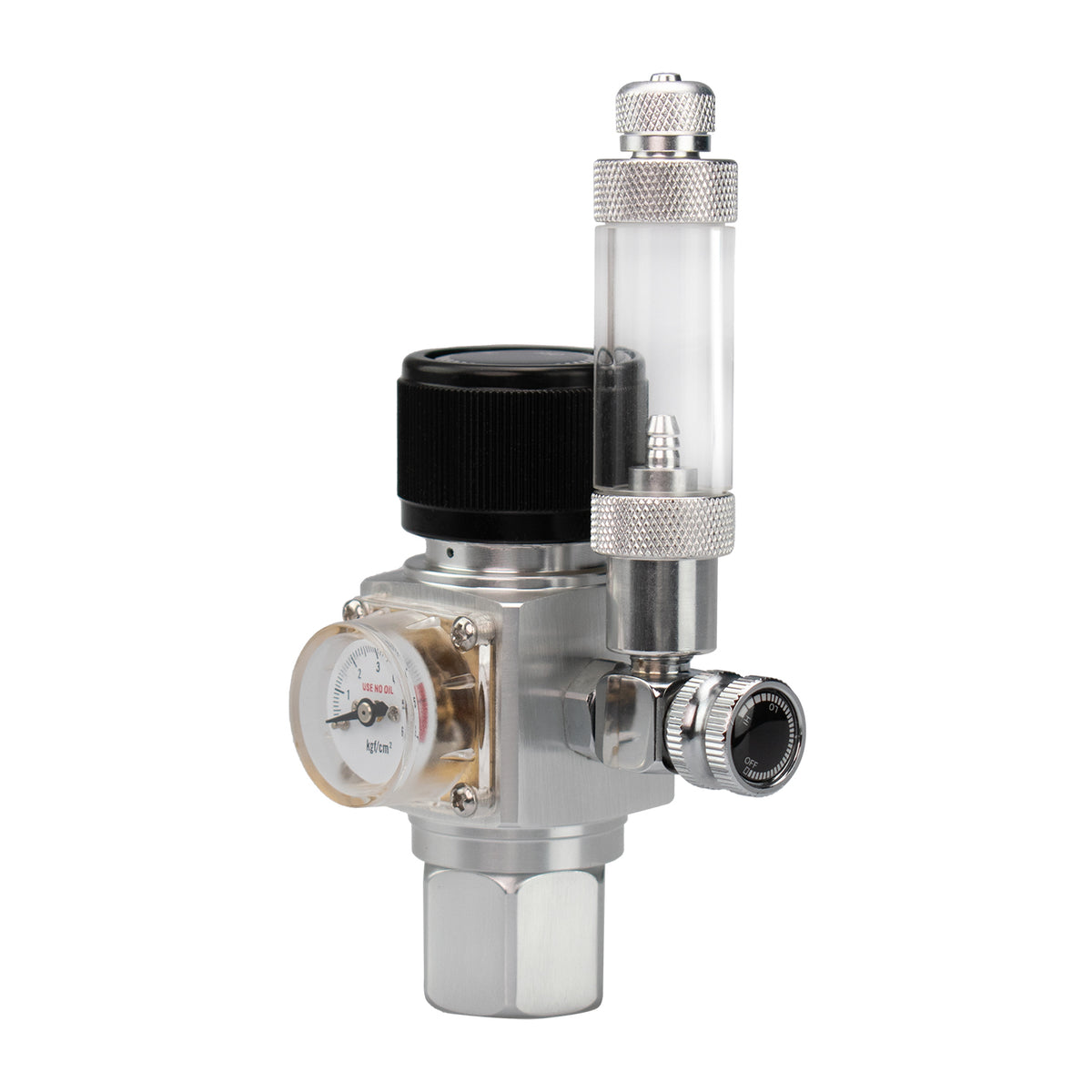 AQPET ZEN LOWER PRO reductor de presión de CO2 para bombonas recargables