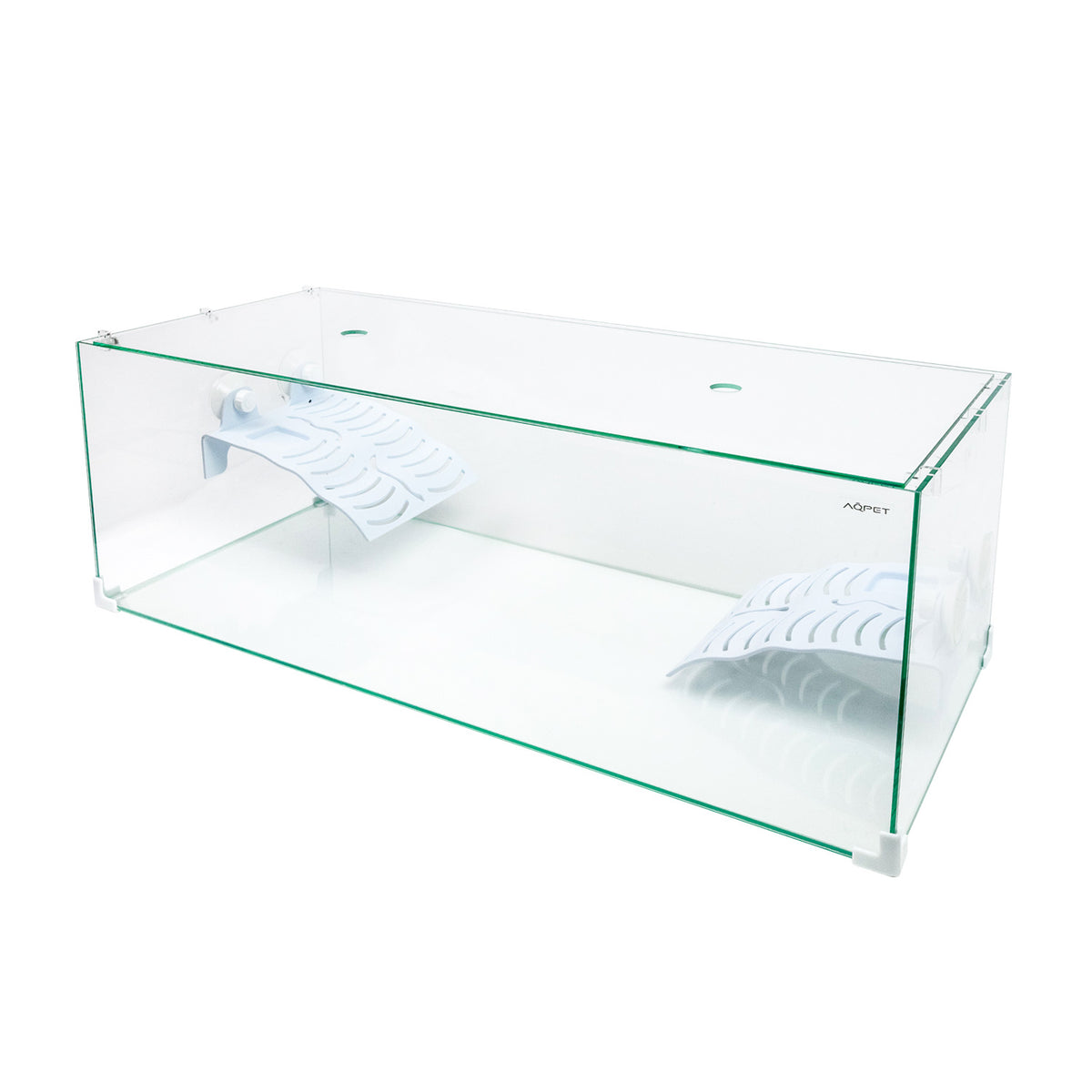 AQPET TORTUGUERA DE VIDRIO TORTUGA 80 - 80X35X28 CM CON ISLOTE