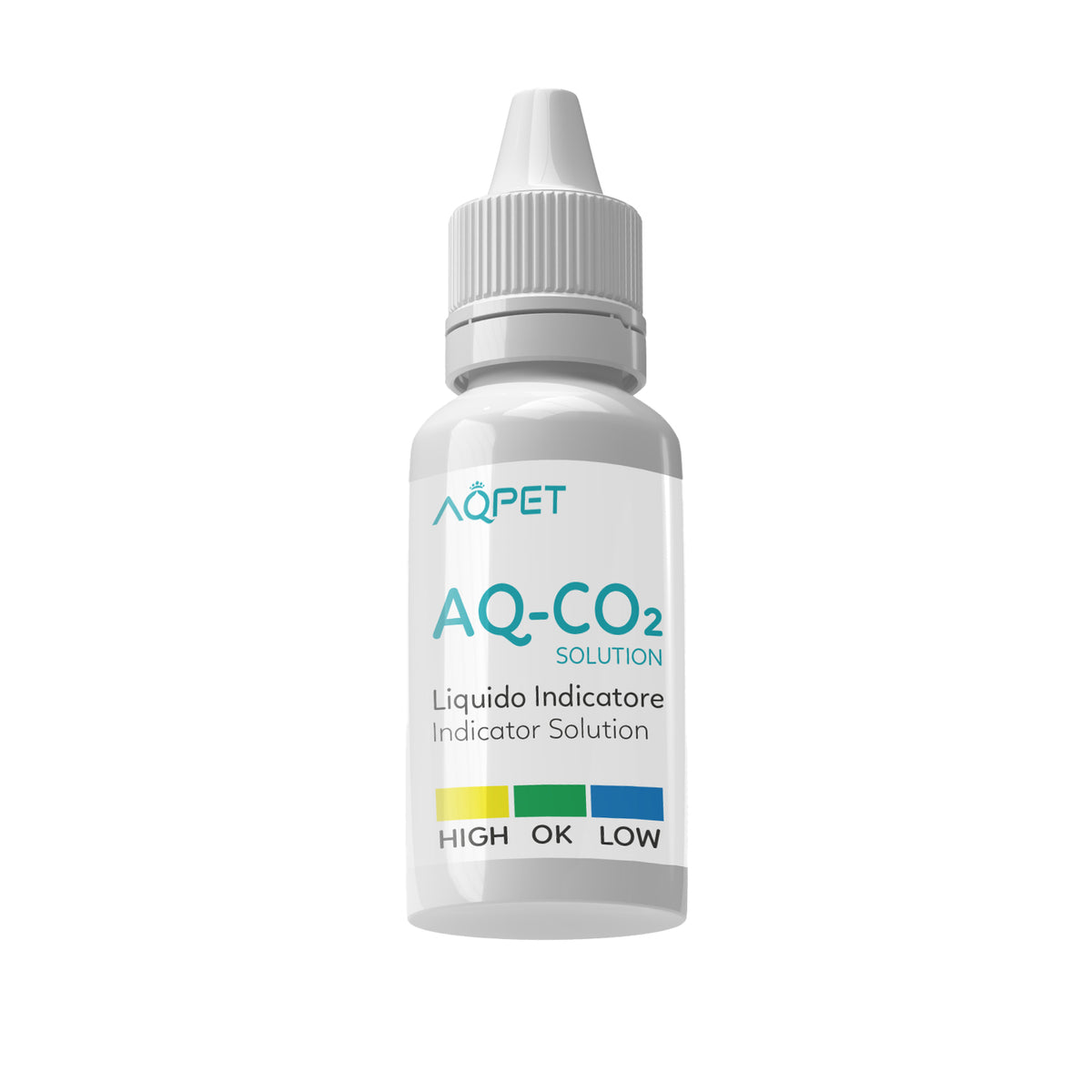 AQPET CO2 líquido, indicador incluido, solución de 15 ml.