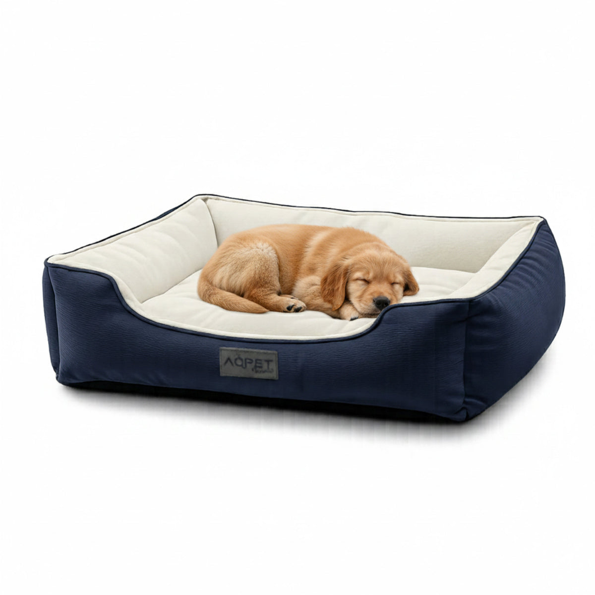 AQPET FRIENDS Cama para perros y gatos de interior con cojín mullido – Lavable con base antideslizante – Cama cómoda para animales domésticos