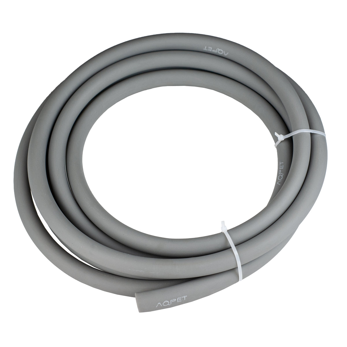 AQPET TUBO DE MEZCLA DE SILICONA Y PVC - EFECTO SEDA GRIS - ROLLO DE 5 MT