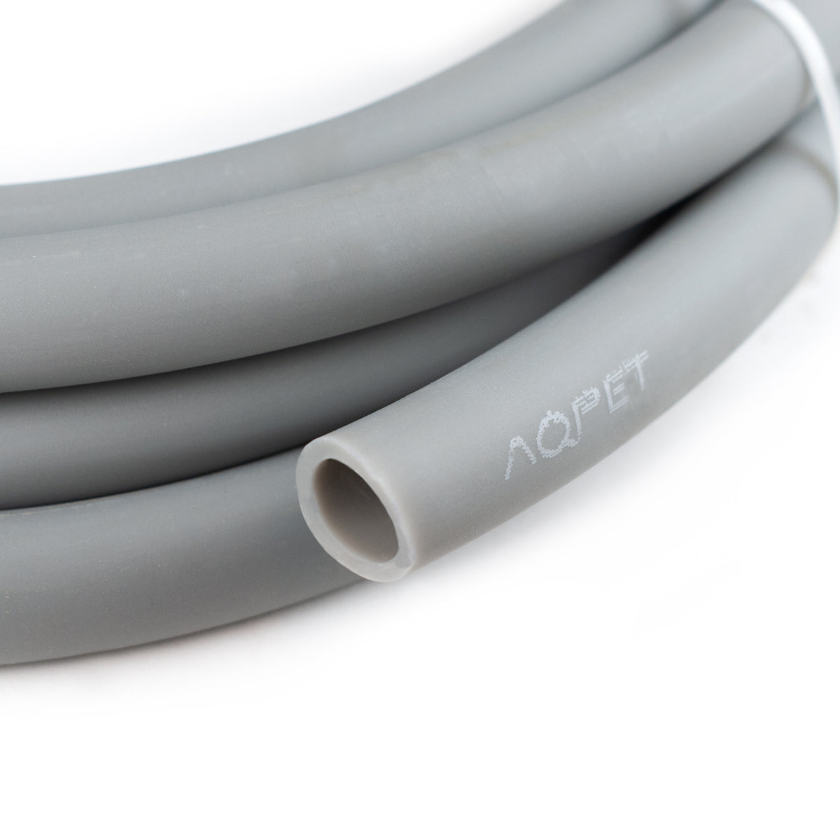 AQPET TUBO DE MEZCLA DE SILICONA Y PVC - EFECTO SEDA GRIS - ROLLO DE 5 MT