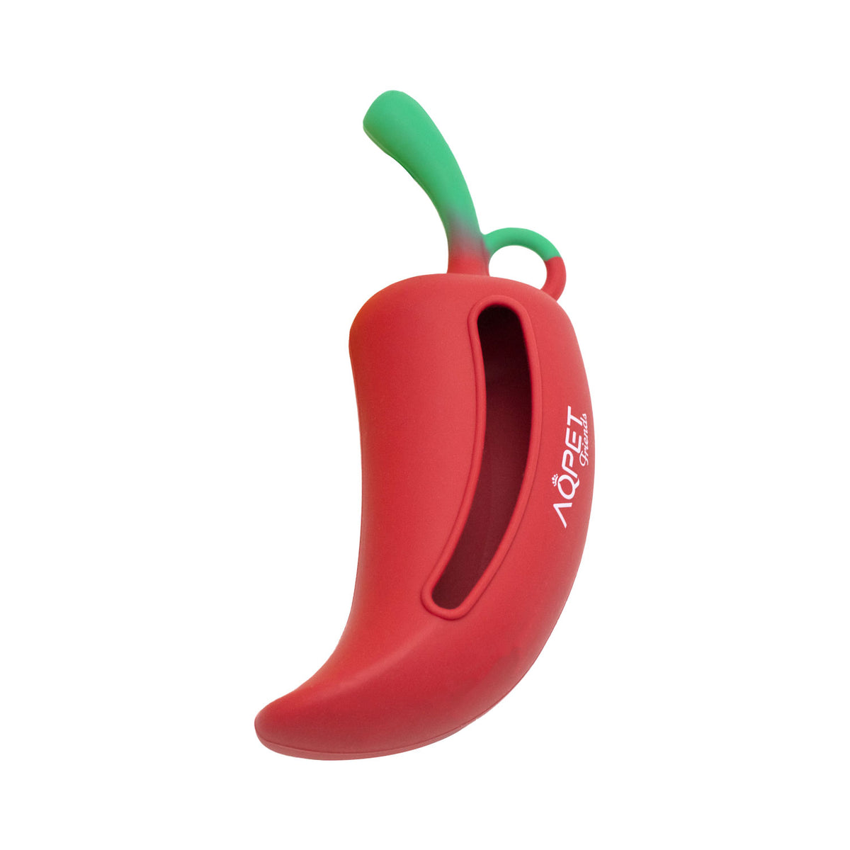 AQPET FRIENDS Clean Up Dispensador de bolsas Spicy de silicona suave