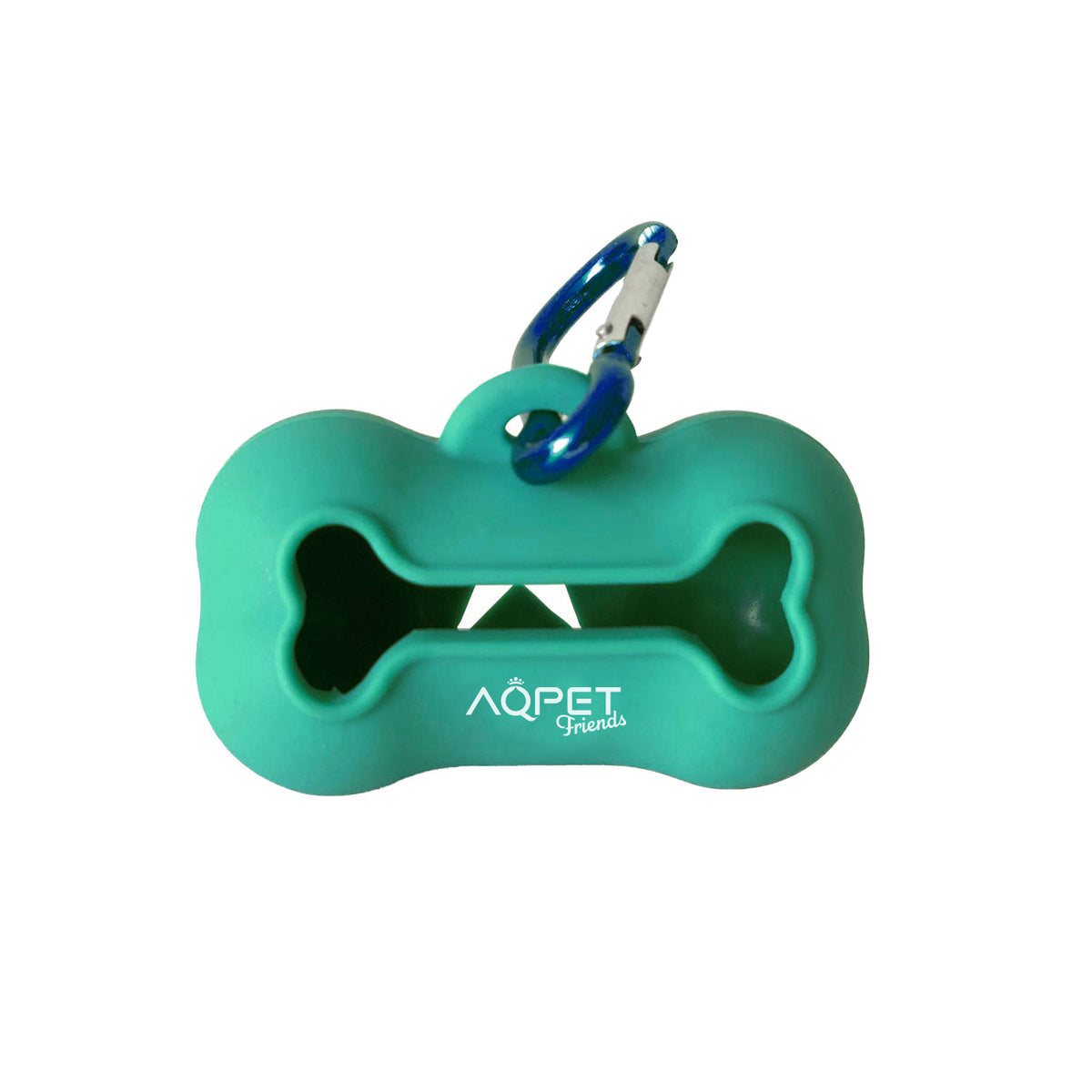 AQPET FRIENDS CleanUp Case Dispensador de bolsas higiénicas de silicona, incluye bolsas