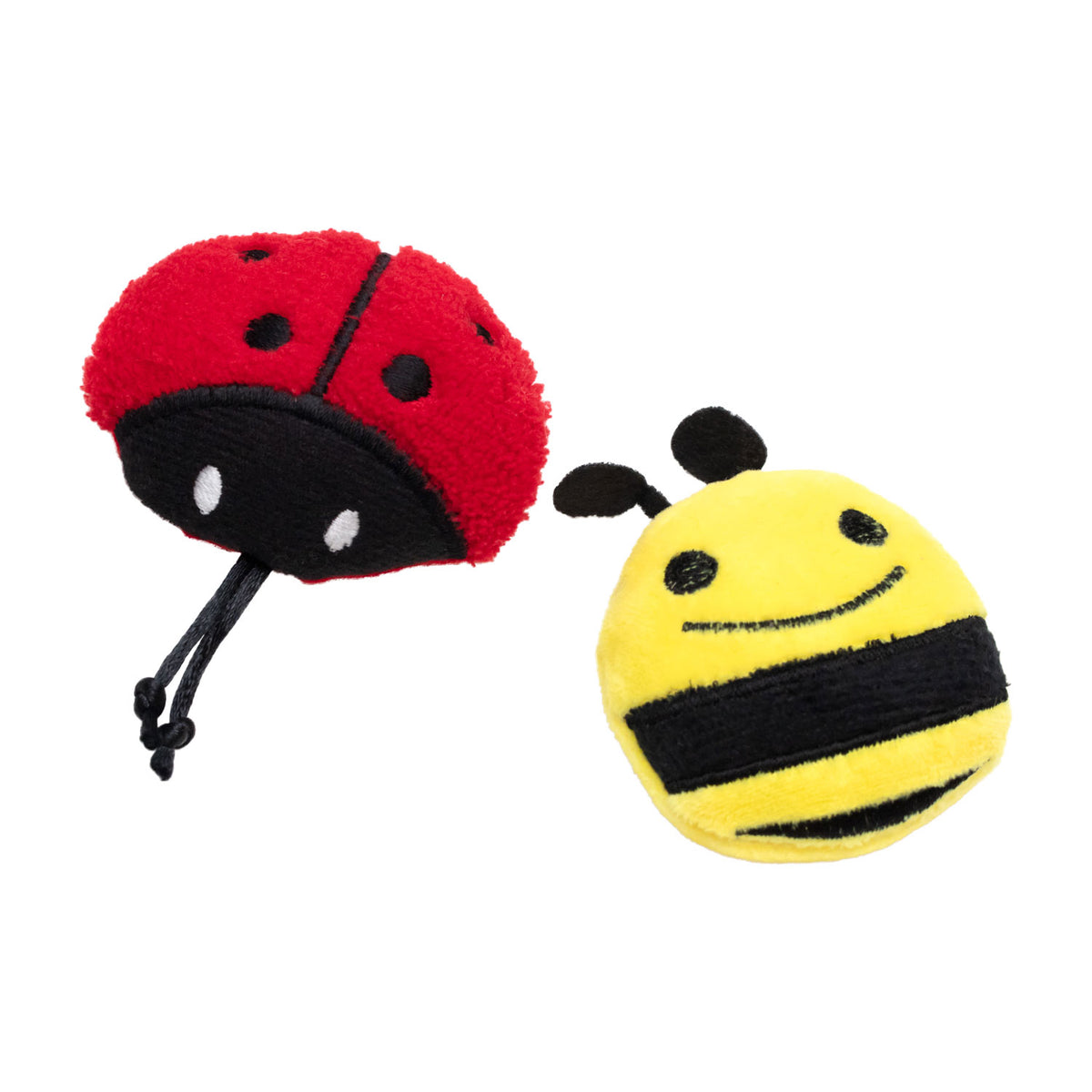 AQPET FRIENDS Cat Toy Insectos de tela con hierba gatera - 8 cm, juguete para gatos
