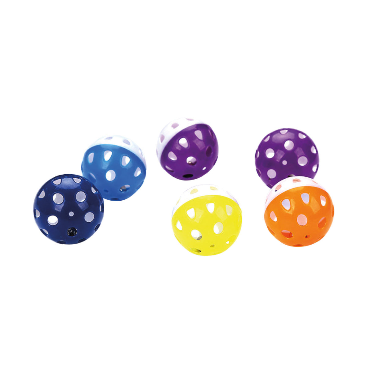 AQPET FRIENDS Cat Toy Pelota de plástico con sonajero - 4 cm, juguete para gatos