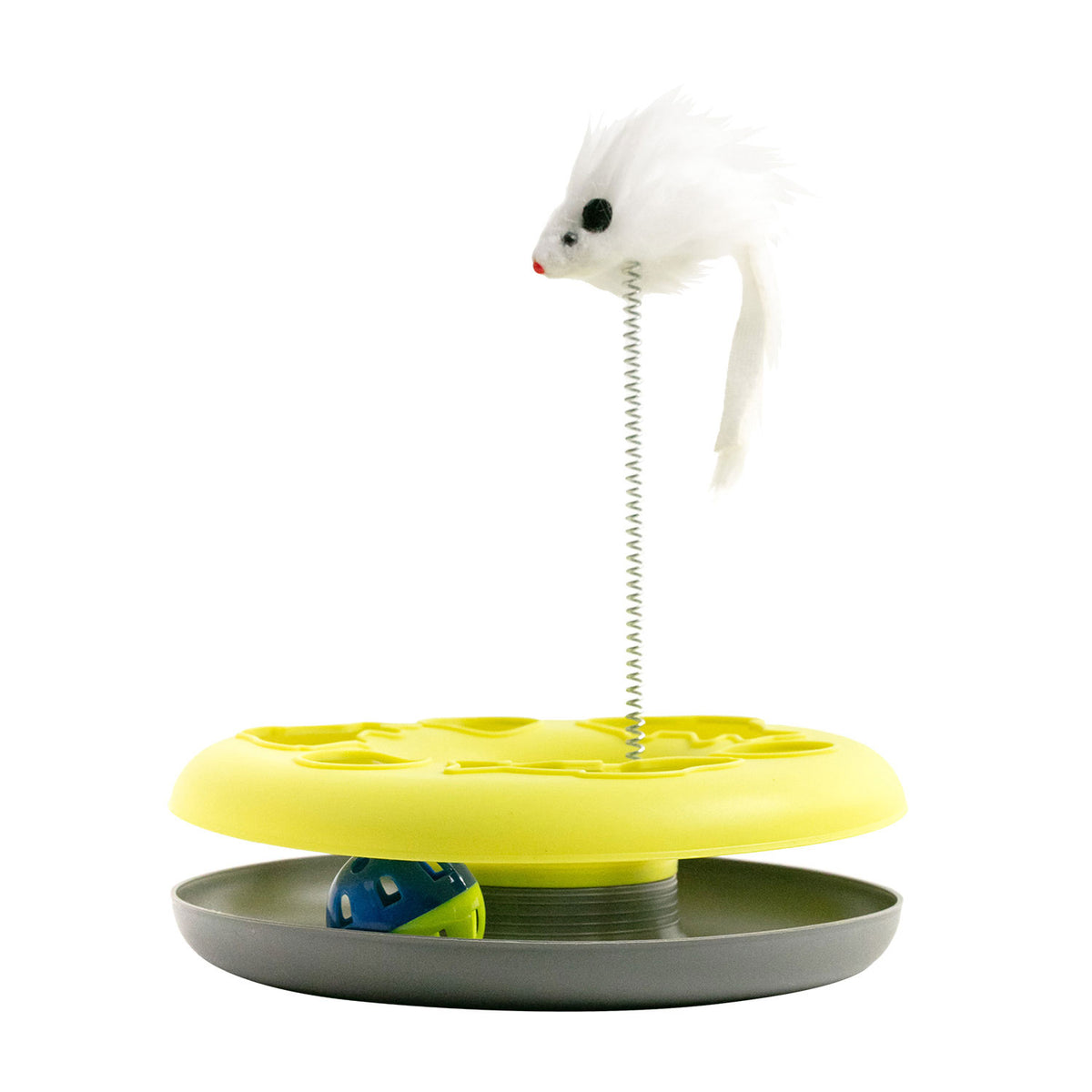 AQPET FRIENDS Juguete para gatos Ruleta - 23X7 cm Juego para gatos