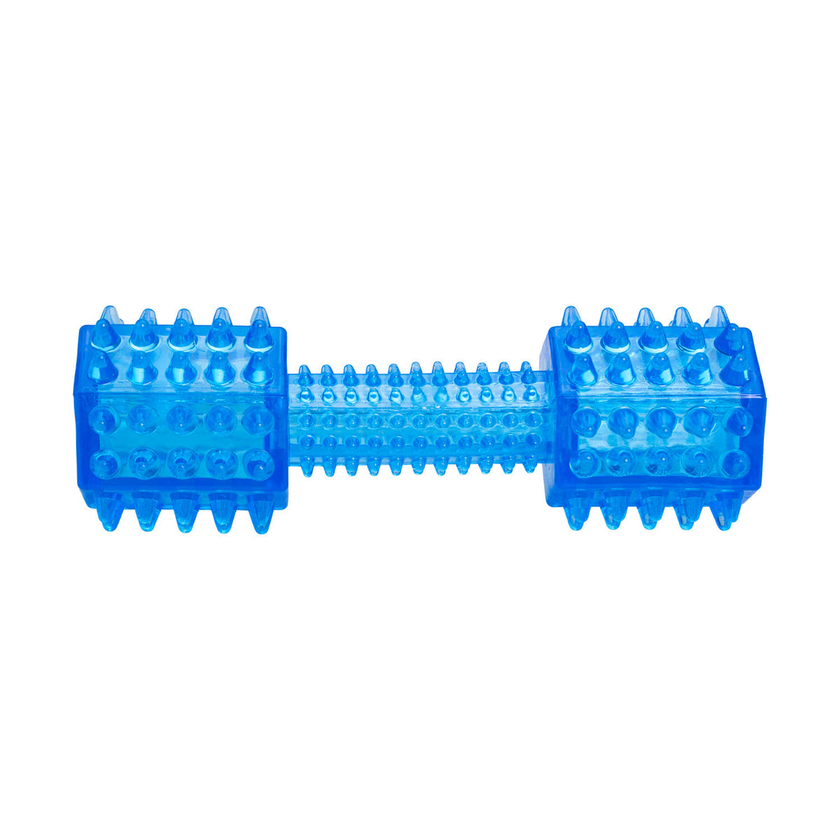 AQPET FRIENDS AQPET Juguete dental para perros, hueso de goma con puntas, 18X6.2CM, con efecto sonoro, juego divertido para mascotas