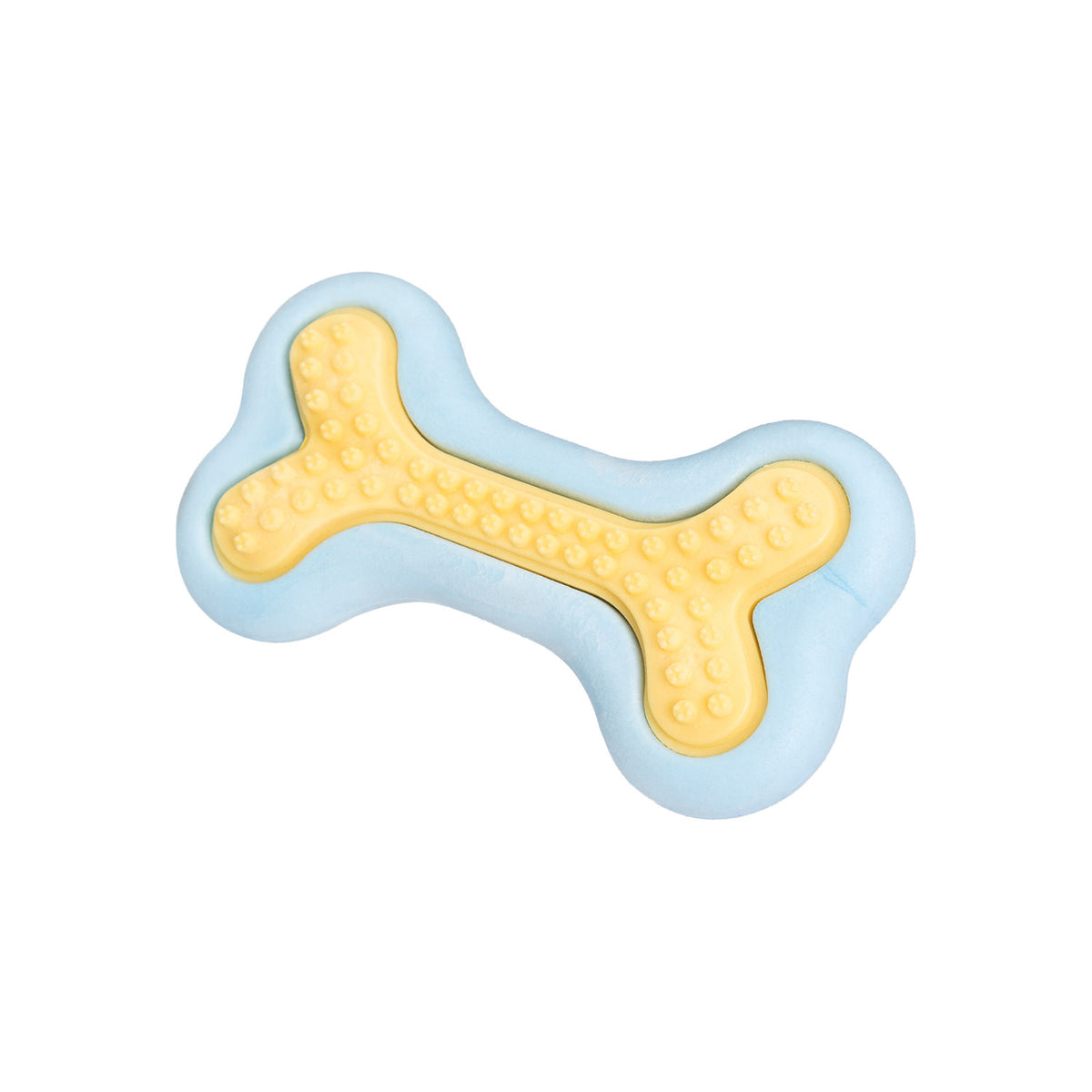 AQPET FRIENDS AQPET Juguete dental para perros, hueso de goma, juego divertido para mascotas