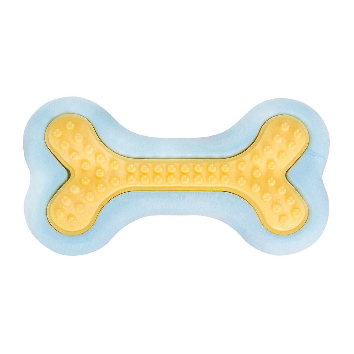 AQPET FRIENDS AQPET Juguete dental para perros, hueso de goma, juego divertido para mascotas