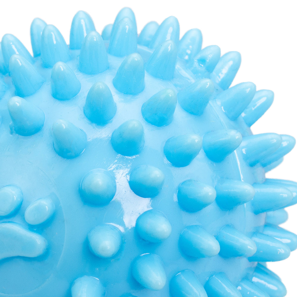 AQPET FRIENDS AQPET Juguete dental para perros, pelota erizo de goma, 5.6X6.5CM, juego divertido para mascotas