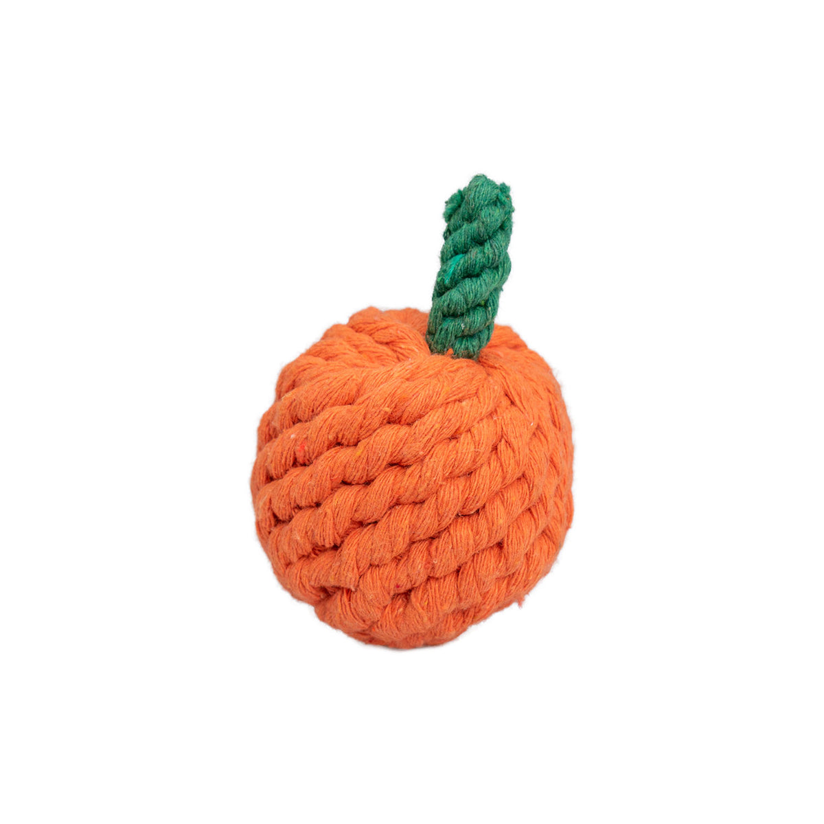 AQPET FRIENDS AQPET Juguete de cuerda para perros, naranja de cuerda de algodón, 9X5.5CM, juego divertido para mascotas