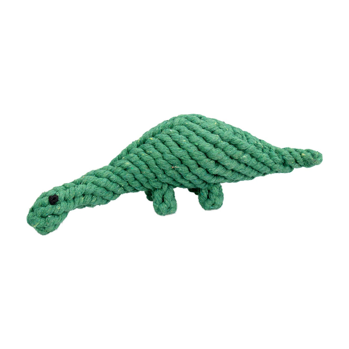 AQPET FRIENDS AQPET Juguete de cuerda para perros, dinosaurio de cuerda de algodón, 24X8CM, juego divertido para mascotas