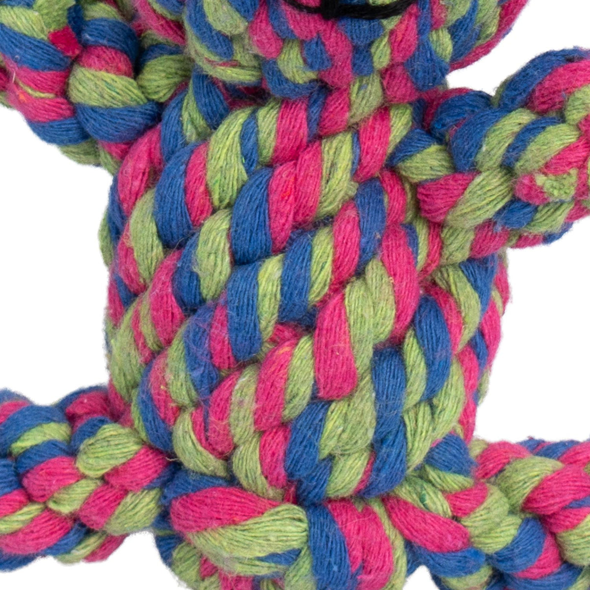 AQPET FRIENDS AQPET Juguete de cuerda para perros, osito de cuerda de algodón, juego divertido para mascotas
