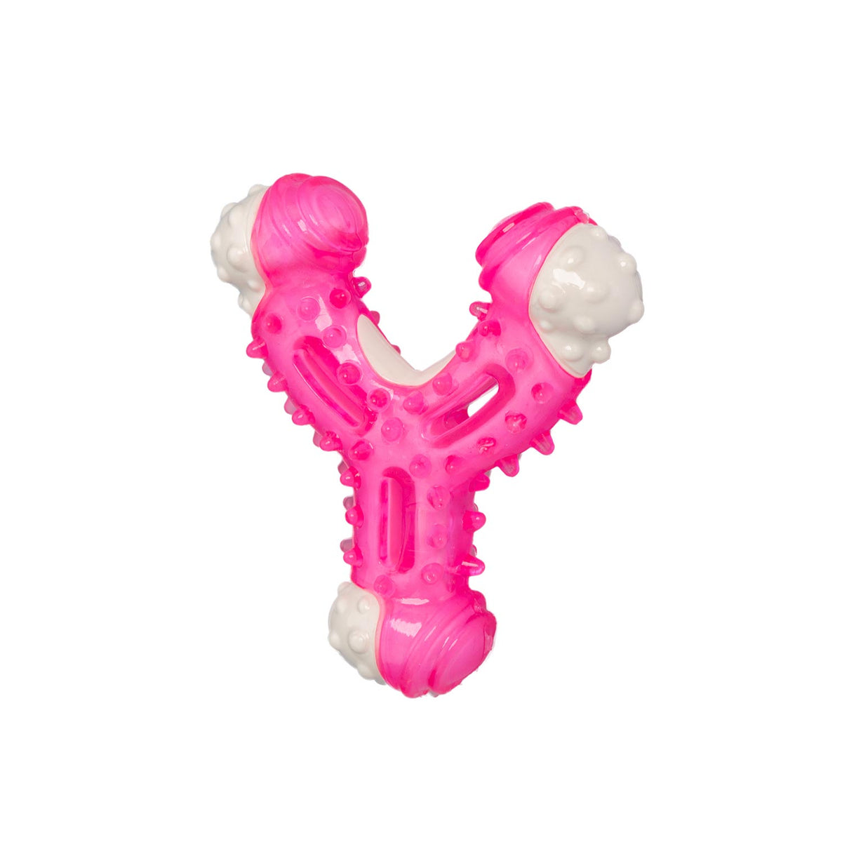 AQPET FRIENDS AQPET juguetes para perros Strong tirachinas de goma 11.5 X 10.5 X 2.5 Cm, juego para perros, diversión para mascotas