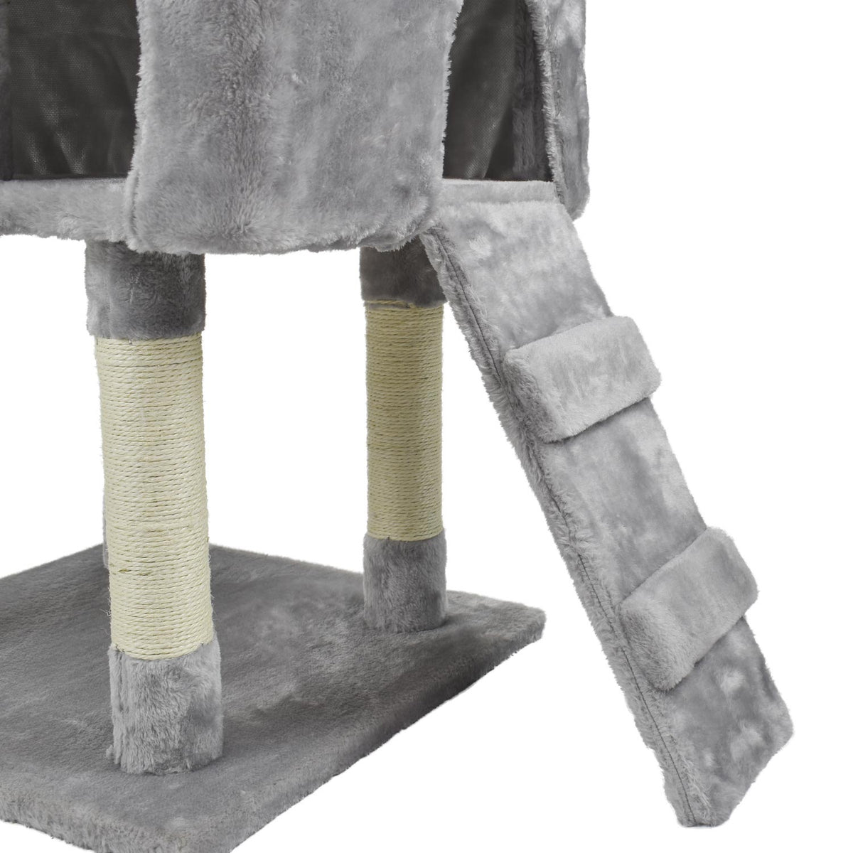 AQPET FRIENDS Rascador para gatos Manhattan de sisal, 170 Cm, juego, descanso, diversión y entretenimiento
