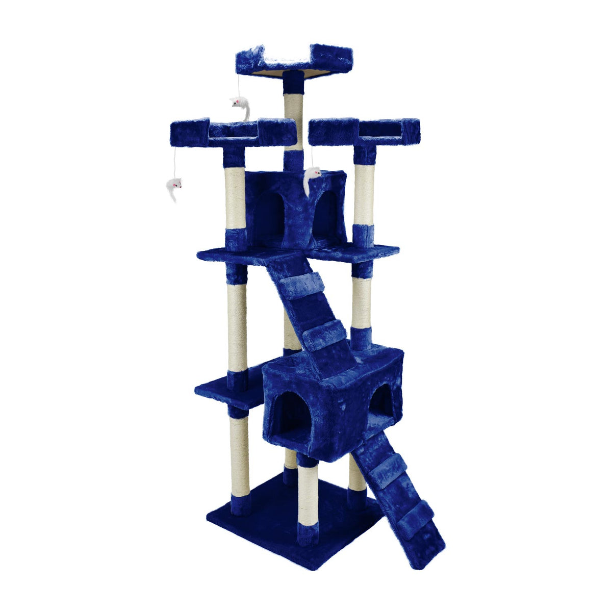 AQPET FRIENDS Rascador para gatos Manhattan de sisal, 170 Cm, juego, descanso, diversión y entretenimiento