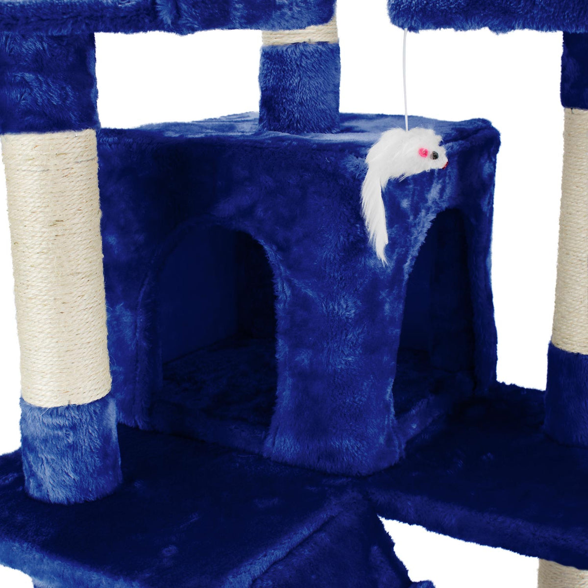 AQPET FRIENDS Rascador para gatos Manhattan de sisal, 170 Cm, juego, descanso, diversión y entretenimiento