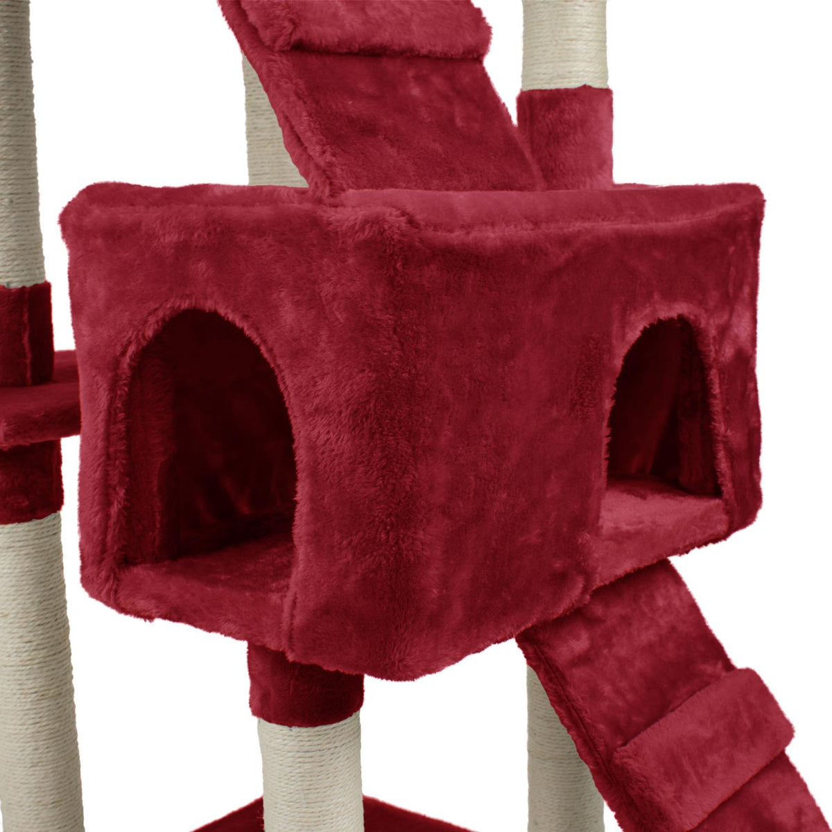 AQPET FRIENDS Rascador para gatos Manhattan de sisal, 170 Cm, juego, descanso, diversión y entretenimiento