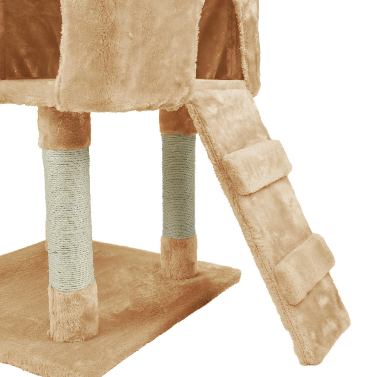 AQPET FRIENDS Rascador para gatos Manhattan de sisal, 170 Cm, juego, descanso, diversión y entretenimiento