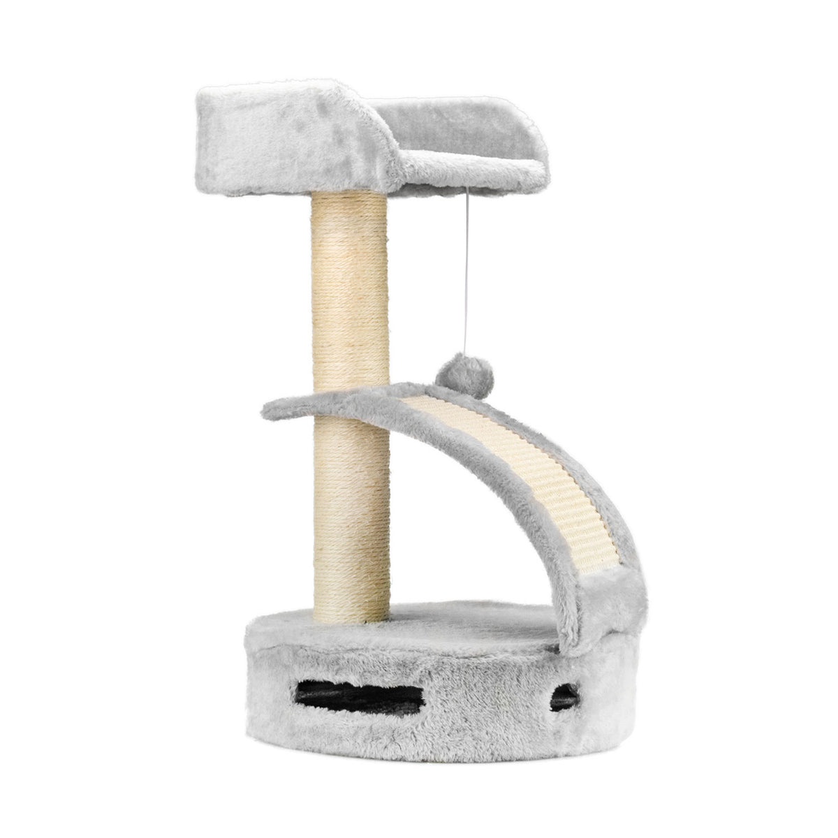 AQPET FRIENDS Rascador para gatos Panama de 58 Cm, juego, descanso, diversión y entretenimiento, confort y relajación para mascotas