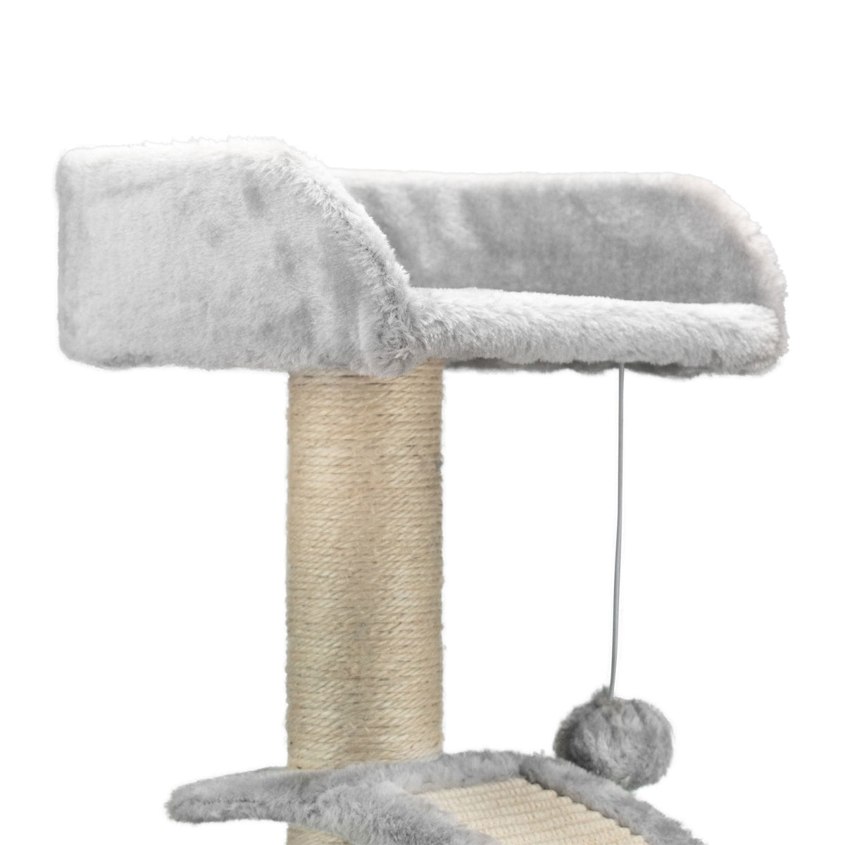 AQPET FRIENDS Rascador para gatos Panama de 58 Cm, juego, descanso, diversión y entretenimiento, confort y relajación para mascotas