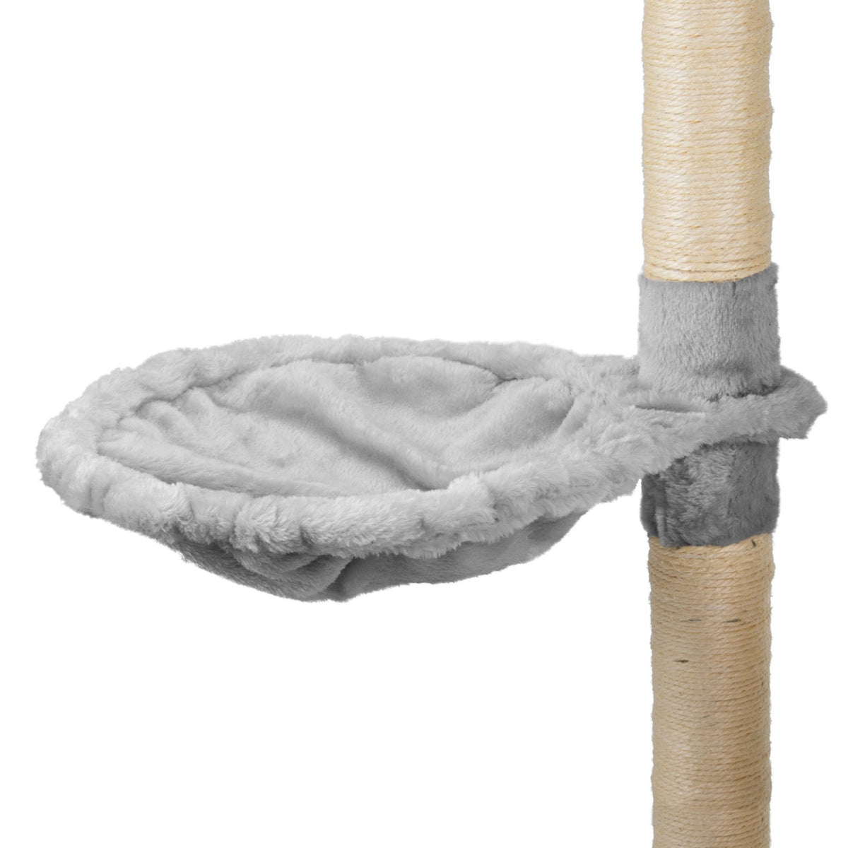 AQPET FRIENDS Rascador para gatos Paris de sisal, 138 Cm, juego, descanso, diversión y entretenimiento