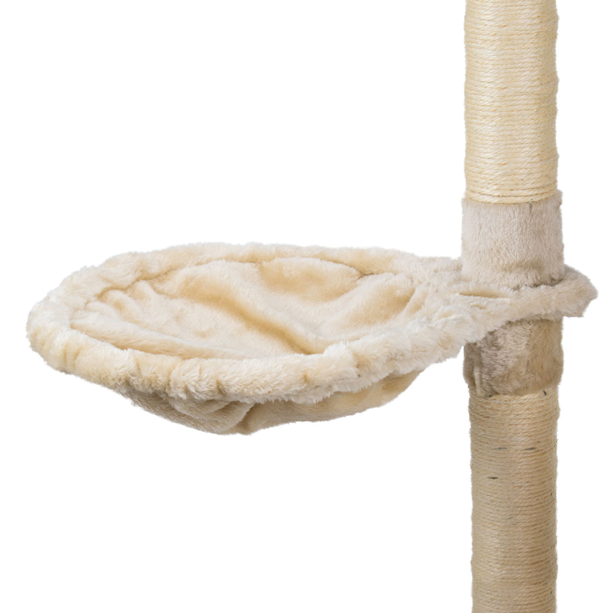 AQPET FRIENDS Rascador para gatos Paris de sisal, 138 Cm, juego, descanso, diversión y entretenimiento