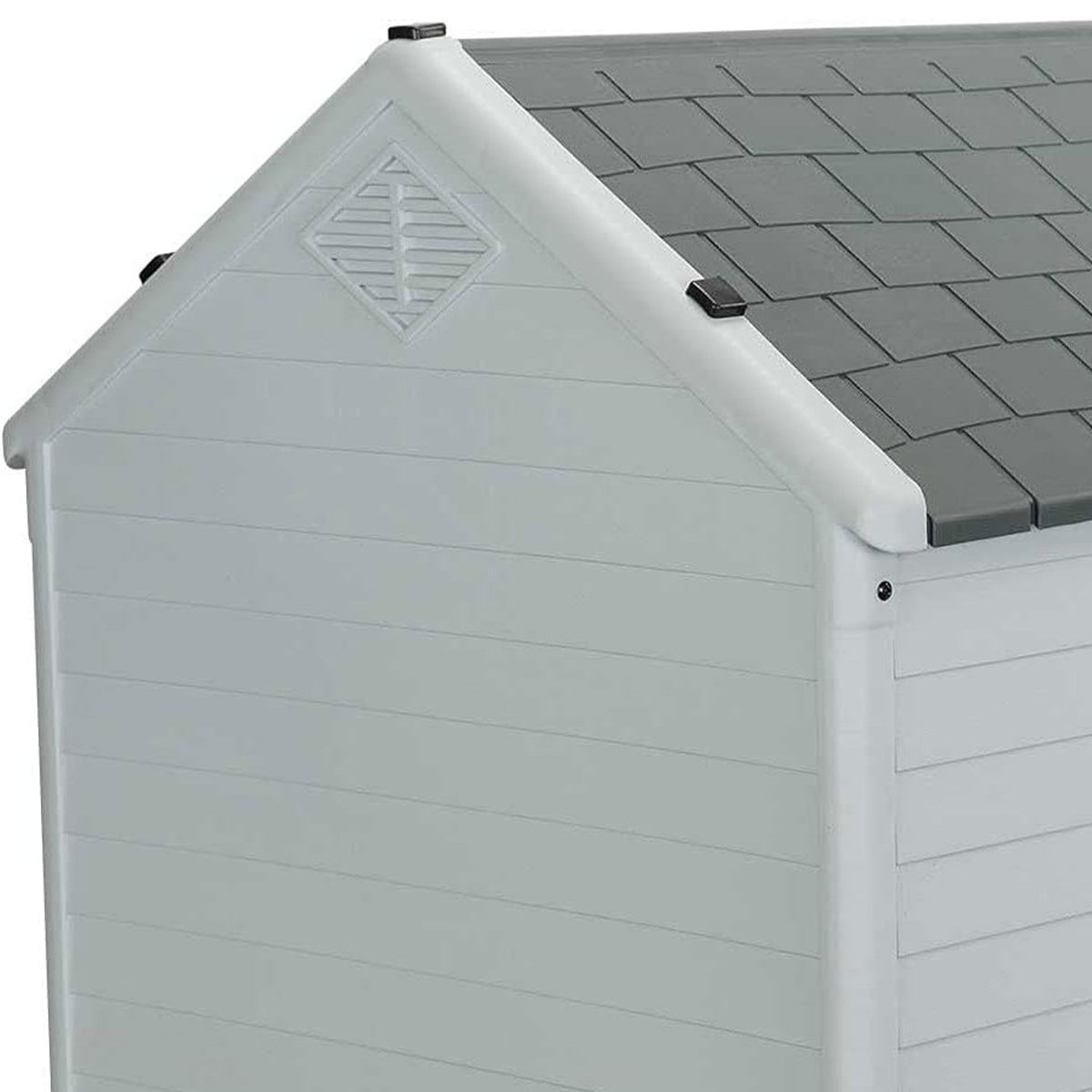 AQPET FRIENDS Chalet Caseta de plástico impermeable para perros y gatos, comodidad y descanso, para interior y exterior